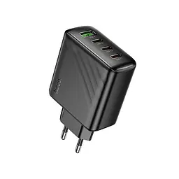Зарядний пристрій Hoco CS27A 1USB /3Type-C 67W/3A PD/QC 3.0 Black (35876_3605545)