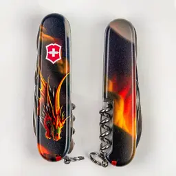 Ніж Victorinox Huntsman Zodiac 91 мм Фантастичний дракон (1.3713.3_Z3210p) - мініатюра 12