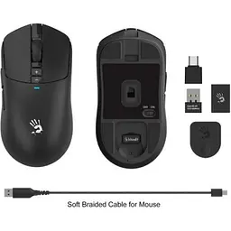 Комп'ютерна мишка A4Tech Bloody R72 Pro Wireless/USB Black (4711421000871) - мініатюра 9