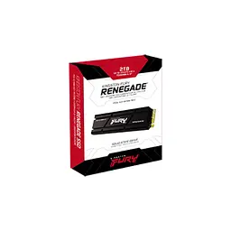 Накопичувач SSD M. 2 Kingston FURY Renegade with Heatsink 2TB 2280 NVMe PCIe Gen 4. 0 x4 3D TLC NAND - мініатюра 2