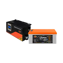 Комплект резервного живлення LP(LogicPower) ДБЖ + літієва (LiFePO4) батарея (UPS W4500 + АКБ LiFePO4 5888W)
