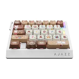 Клавіатура Ajazz AK029 Meow Magnetic Switch USB UA Beige (AK029-M-Y) - мініатюра 3