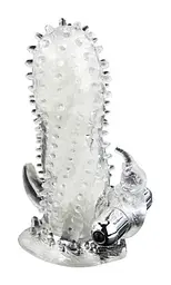 Насадка з вібрацією Penis sleeve Bullet vibrator 1 Crystal Baile BI-026205 87417 - мініатюра 1