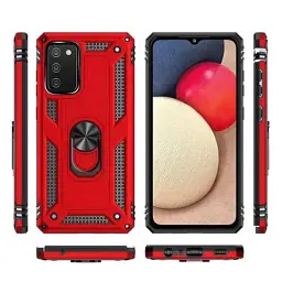 Чохол до мобільного телефона BeCover Military Samsung Galaxy A02s SM-A025/A03s SM-A037/M02s SM-M025 Red (706014) - мініатюра 2