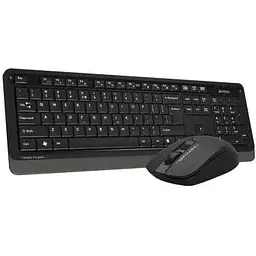 Комплект бездротовий A4tech Fstyler FG1012S, Black, клавіатура+миша