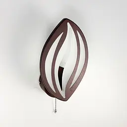 Бра LED у формі пелюстки кольору coffee Line F 2325/1 CF