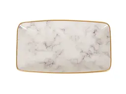 Набір блюд Alba ceramics Marble 3 шт. сірий (769-027) - мініатюра 4
