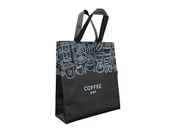 Еко сумка RendPak Coffee day Концентрат чорний 290x330х(2 x 50)(1 x 30) 500мм