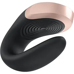 Смарт-вібратор для пар Satisfyer Double Love (Black) - мініатюра 6
