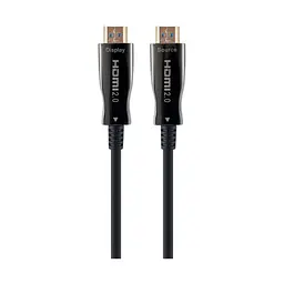 Кабель мультимедійний HDMI M to HDMI M 10.0m V2.0 AOC 4K60Hz gold Cablexpert (CCBP-HDMI-AOC-10M-02)
