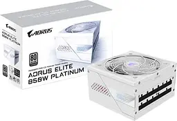 Блок живлення 850 Вт, AORUS ELITE P850 W, White, модульний Gigabyte teh0028866 - мініатюра 6