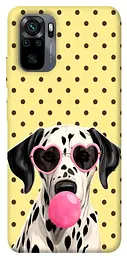 TPU чохол Demsky Pinky dolmatin для Xiaomi Redmi Note 10 / Note 10s