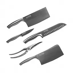Набір ножів Huo Hou Martial Steel Knife 6 предметів (XH-1033)