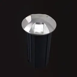 Світильник Brille грунтовий врізний LED 2W CW IP54 SV (AL-625) - мініатюра 3