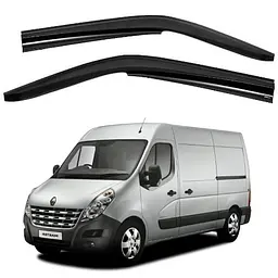 Дефлектори вікон ветровики Renault Master / Movano 2010- По Двері Скотч 3M SunPlex (SP-40)