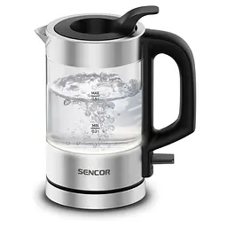 Електрочайник Sencor 0.5 л Strix пластик в комплекті 2 склянки + 2 ложки скло нержавіюча сталь kuh0015372 - мініатюра 6