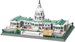 Конструктор архітектура  Wange  Капітолій Вашингтон США United States Capitol модель 3D для дітей та дорослих 1074 деталей