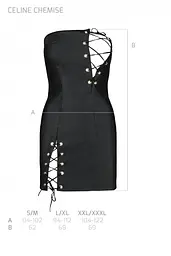 Сукня сексуальна Passion Celine Chemise, XXL/XXXL - мініатюра 5