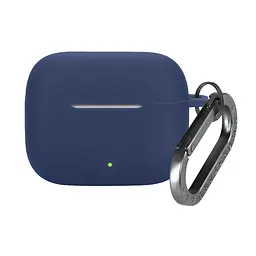 Силіконовий чохол для навушників OPPO Enco Buds3 Pro, Hang Case, синій, ультратонкий захисний кейс товщиною 2 мм, захист від подряпин, пилу та ударів, компактний, з карабіном для кріплення, ArmorStandart (ARM86803)