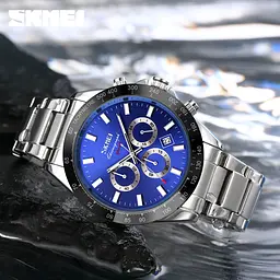 Чоловічий наручний годинник 9259SIBU Silver-Blue Skmei acs0029839 - мініатюра 4