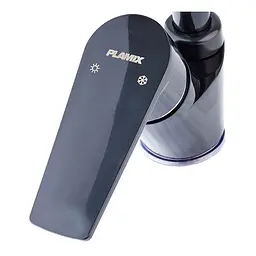 Змішувач для кухні Plamix Oscar-011 black PM0616, Чорний - мініатюра 2