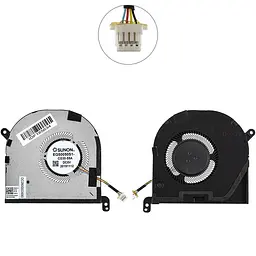 Вентилятор для ноутбука Dell (XPS 15: 9500 9510 Precision: 5550 5560) CPU