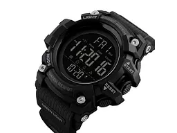 Чоловічий наручний годинник 1384 Black Skmei acs0030784 - мініатюра 4