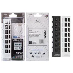 Хаб Usb GRAND Hub 7 ports 7 switch з вимикачем на кожен порт - мініатюра 2