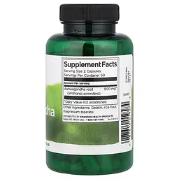 Ашваганда Ashwagandha Extract Full Spectrum 450 mg 100 капсул Swanson vit0006526 - мініатюра 2