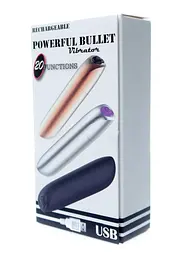 Міні-вібратор B - Series Magic Powerful Bullet, 10 см (сріблястий) - мініатюра 6