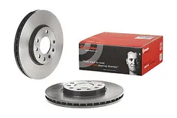 Диск тормозной передний вентилируемый Opel Astra H, Zafira A 98-25г Brembo ( 09.7629.11 )
