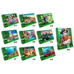 Пазли Danko Toys 1000 елементів Різнокольоровий shop (2000990579478)