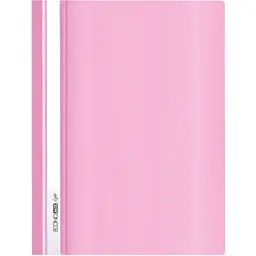 Папка-скоросшиватель Economix А4 Light без перфорации, розовая (E38503-09)