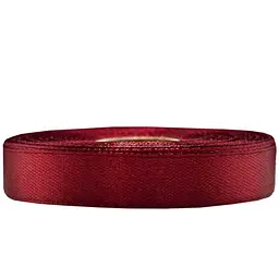Атласна стрічка для рукоділля Bambi АБ-624, 1,2см x 23 м, Бордовий