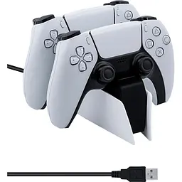 Зарядна станція Honcam Charging Station для DualSense Sony PS5 White [86897] - мініатюра 7
