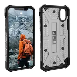 Чохол прозорий протиударний UAG Plasma (Original) IPHX-L-AS для iPhone X/XS (5.8") Ash - мініатюра 2