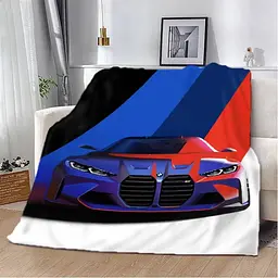 Плед плюшевий 3D Престижний BMW 160х200 см
