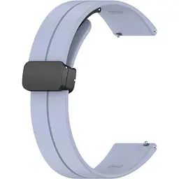 Ремінець DK CDK для Samsung Watch4 (R870 / R875) 44mm 20mm Silicone Sport Magnetic (016443) (lilac)
