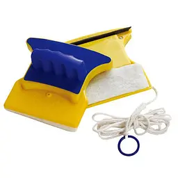 Двостороння щітка для миття вікон Double Side Glass Cleaner - 12 див., магнітний скребок (ST) - мініатюра 3