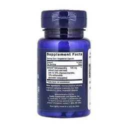 Витаминно-минеральный комплекс Life Extension Ашваганда оптимизированная, 125 мг, Optimized Ashwagandha, 60 вегет (LEX-88806) - миниатюра 2