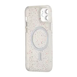 Чохол Splatter with MagSafe Protected Camera iPhone 12 White - мініатюра 3