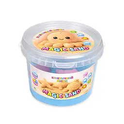 Кінетичний пісок Magic Sand 31193 блакитний 500 гр, формочки 4 шт