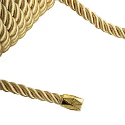 Мотузка для шибарі LOCKINK SEVANDA Shibari Pratice Rope, золотиста, 8 м, нейлон+бавовна - мініатюра 2