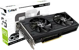 Відеокарта GeForce RTX 3060 12GB Palit Dual OC (NE63060T19K9-190AD) Б/В