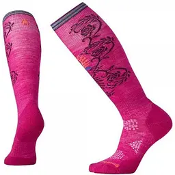 Шкарпетки Smart Wool Wm's PhD Ski Light Pattern SW15017 Berry S (1033-SW 15017.044-S)