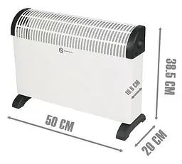 Електрообігрівач Domotec Heater MS-5904 2000 Вт Білий (1894450025) - мініатюра 5