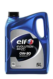 Моторна олива ELF EVOLUTION 900 FT 0W-30 5л (0W-30/5 FT) - мініатюра 2
