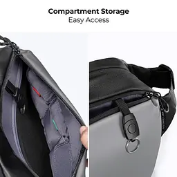 Фотосумка K&F Concept Alpha Camera Sling Bag Сірий, 10L (KF13.157) - мініатюра 8