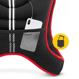 Жилет-обтяжувач для тренувань 4FIZJO 5 кг Black/Red (P-5905973402156) - мініатюра 3