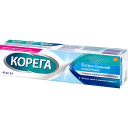 Крем для фіксації зубних протезів Corega Екстра сильний 40 мл - мініатюра 3